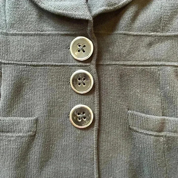 Classiques Entier Sweater Jacket Cardigan with Pockets 3/4 Sleeves Sz S - Picture 4 of 6